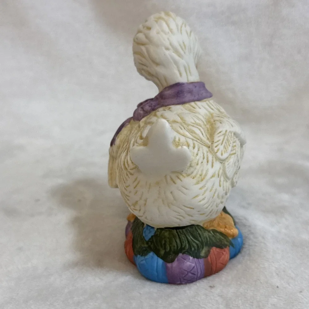 Vintage‎ Pair Ceramic Duck Figurines Spring Pastel Decor Display Collectible